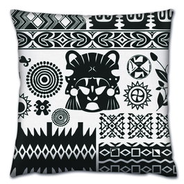 Aberto Design Cojín Multicolor 43 x 43 cm con Relleno de Silicona